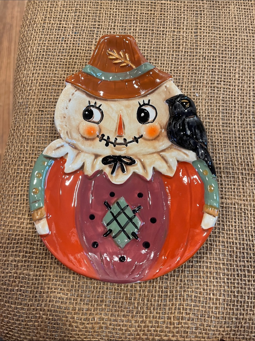Johanna Parker Scarecrow Plate